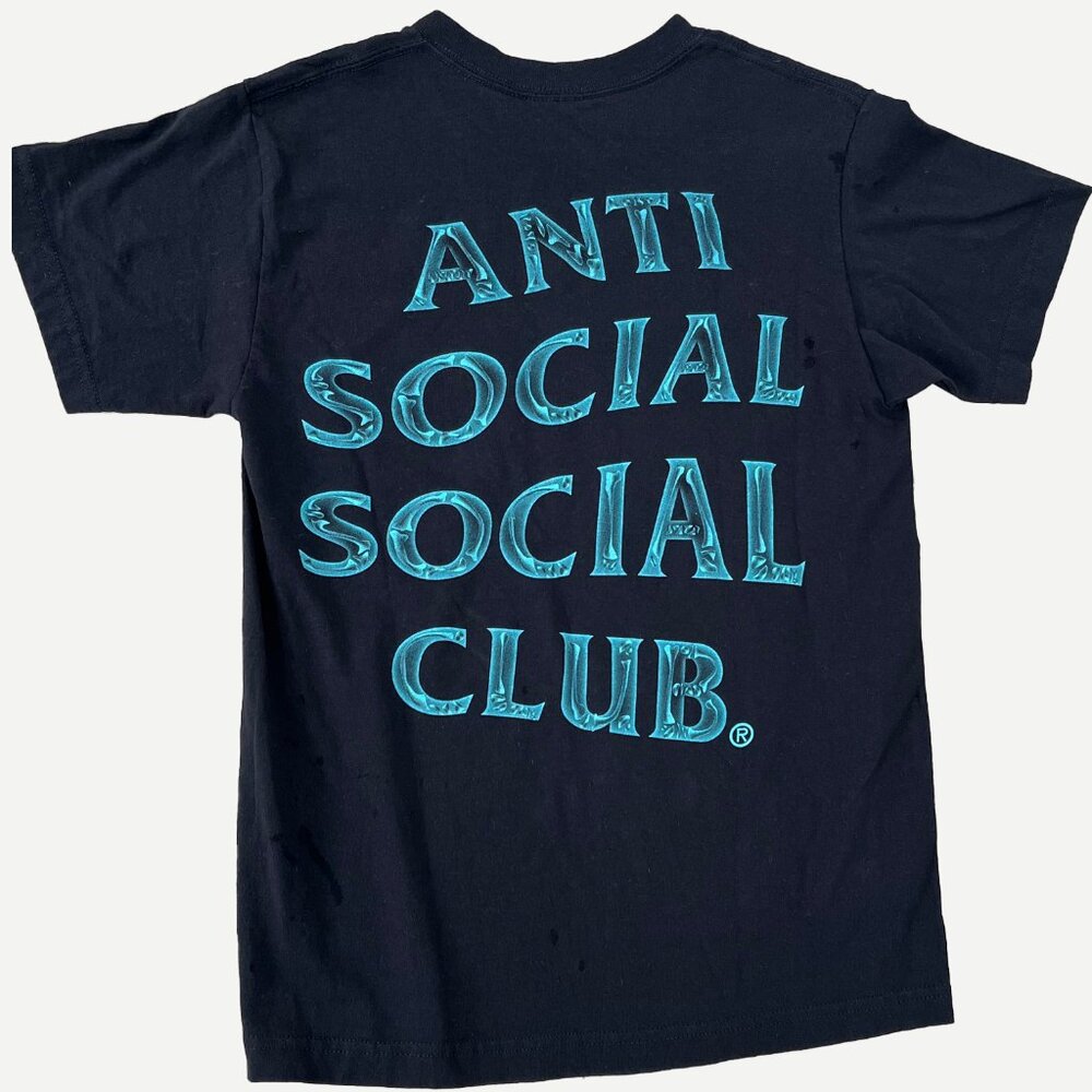 Anti Social Social Club Breaking Point Black Tee size Small (S)